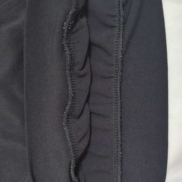 Banana Republic V-Neck Long Sleeve Wrap Top, Color Black Size S - Picture 9 of 14